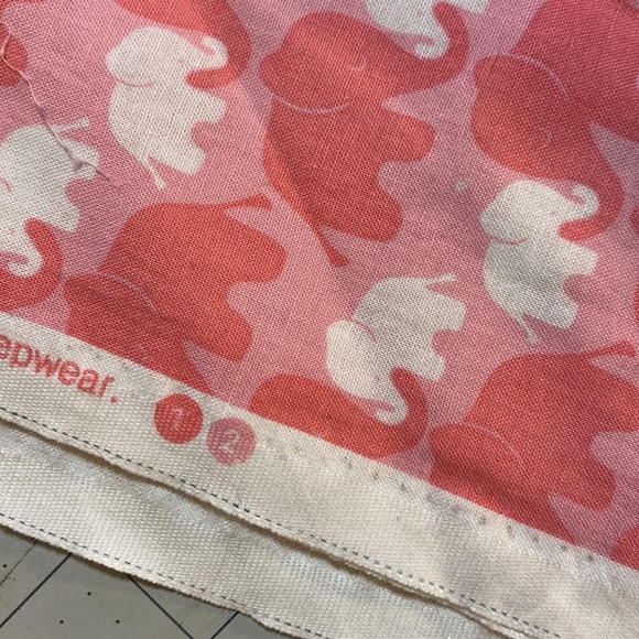 Baby Elephant w/mom 💯% Cotton FABRIC  by the Yard! - Picture 4 of 4